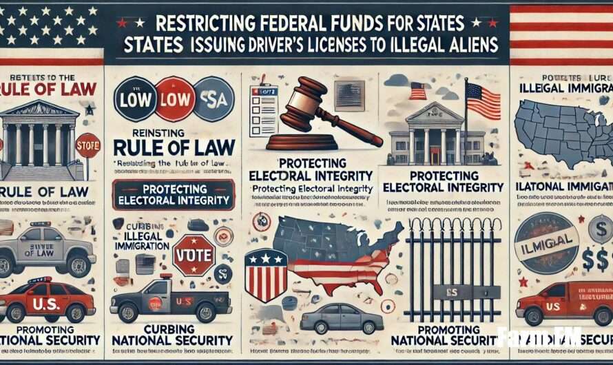 Restricting Federal Transportation Funds from States Issuing Driver’s Licenses to Illegal Aliens