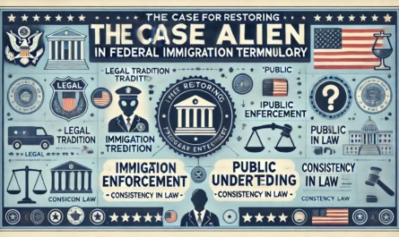 Restoring the Use of “Alien” in Federal Documents