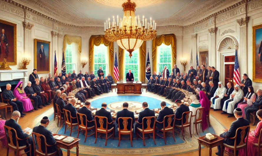 Hold daily religious studies at the White House